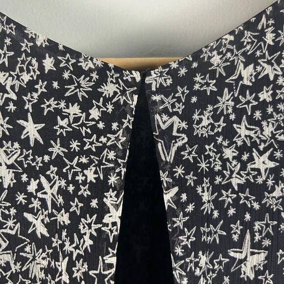 LOVESHACKFANCY Kaia Silk Dress in Evening Sky - Picture 10 of 10